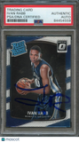 2017-18 Donruss Optic #156 Ivan Rabb Signed Card AUTO PSA Slabbed RC Grizzlies