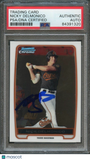 2012 Bowman Chrome Prospects #BCP92 Nick Delmonico Signed Card PSA Slabbed Auto