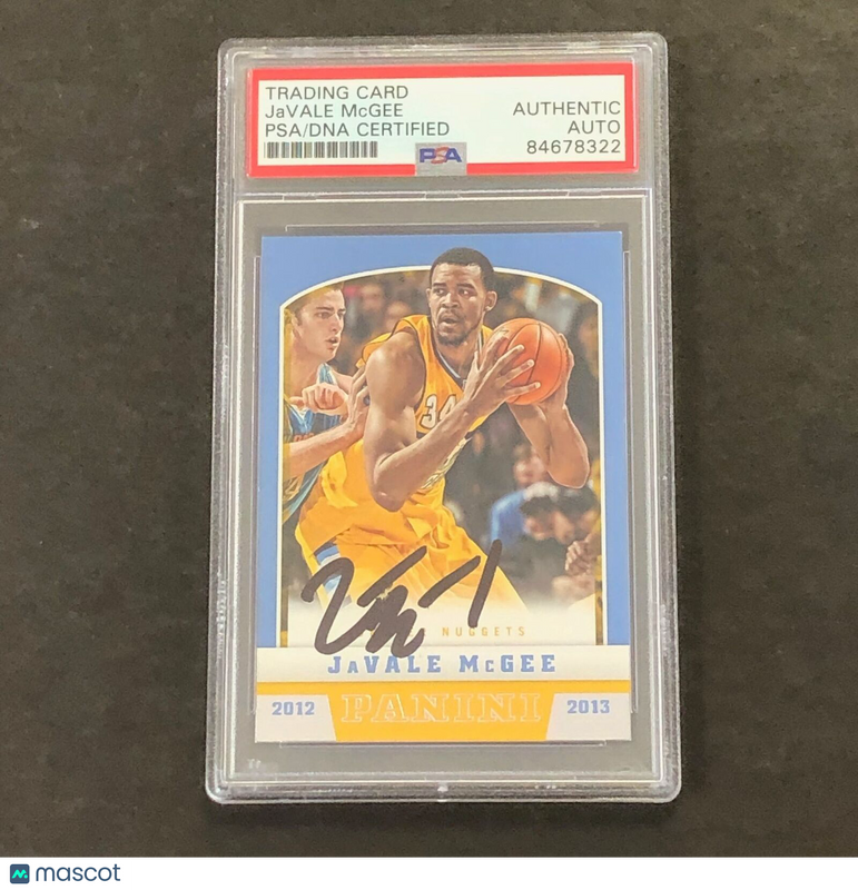 2012-13 Panini Basketball #78 JaVale McGee Signed PSA Slabbed Nuggets