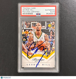 2013-14 Panini Prestige #65 George Hill Signed Card AUTO PSA/DNA Slabbed Pacers
