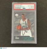 2003-04 Upper Deck #185 Sean Rooks Signed Card Auto PSA Slabbed