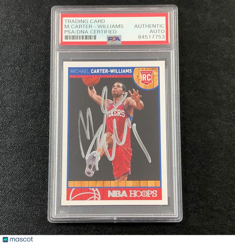 2013-14 NBA Hoops #271 Michael Carter-Williams Signed Card PSA Slabbed RC 76ers
