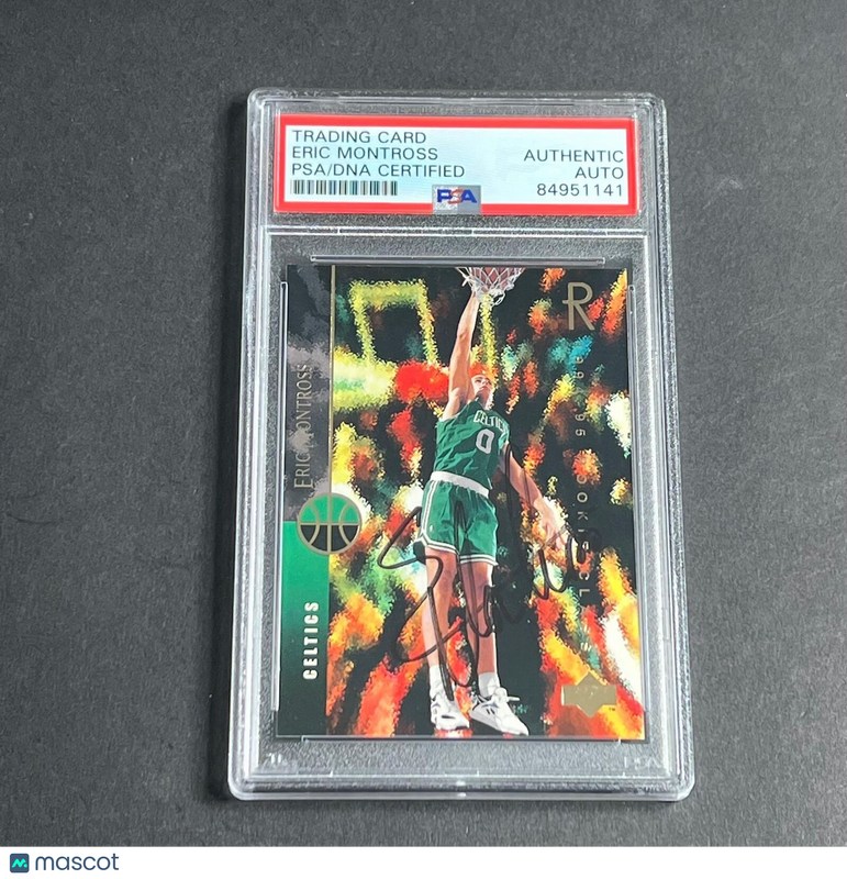 1994-95 Upper Deck #162 Eric Montross Signed PSA Slabbed Celtics
