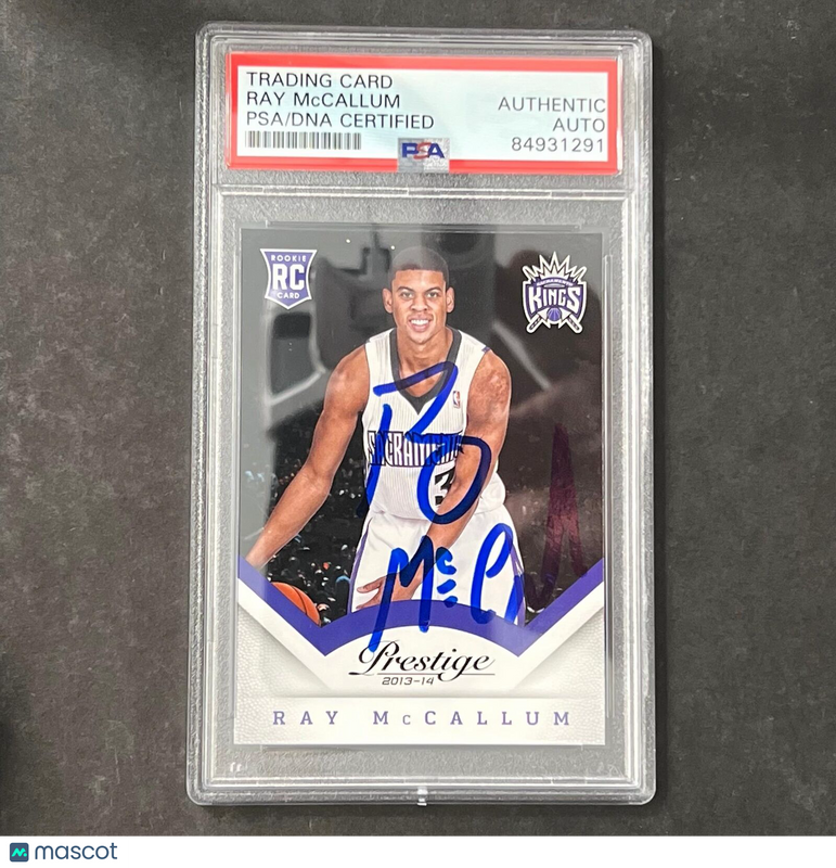 2013-14 Panini Prestige #193 Ray McCallum Signed Card AUTO PSA Slabbed Kings