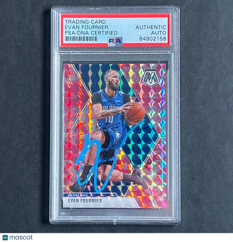 2019-20 Panini Mosaic #2 EVAN FOURNIER Signed Card AUTO PSA Slabbed Magic