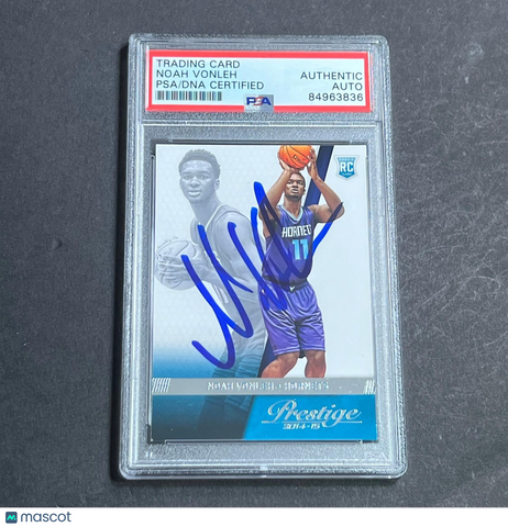 2014-15 Panini Prestige #169 Noah Vonleh Signed Card AUTO PSA/DNA Slabbed RC Hor