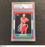 2008-09 NBA Fleer #BBR-172 Jerryd Bayless Signed Card AUTO PSA Slabbed Trail Bla