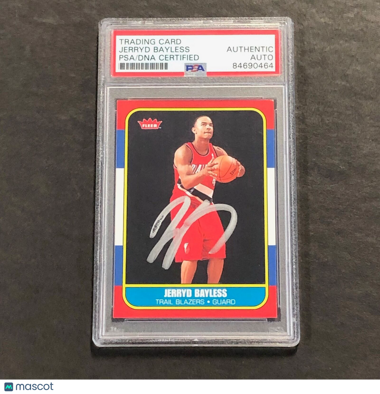 2008-09 NBA Fleer #BBR-172 Jerryd Bayless Signed Card AUTO PSA Slabbed Trail Bla