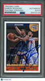 2013-14 NBA Hoops #61 Ramon Sessions Signed AUTO PSA Slabbed Bobcats