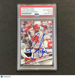 2017 Topps Series 2 #448 Jose Martinez Signed Card PSA Slabbed Auto Cardinals RC