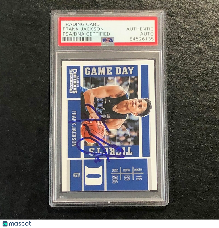 2017-18 Contenders Draft Picks #22 Frank Jackson  Signed Card Auto PSA Slabbed Blue Devils