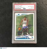 2005-06 Topps Chrome Basketball #185 Ryan Gomes Signed Card Auto PSA Slabbed Celtics