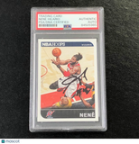 2014-15 NBA Hoops #240 Nene Signed AUTO PSA Slabbed Wizards
