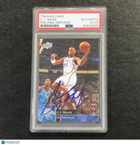 2009-10 Upper Deck Basketball #190 C.J. Miles Signed Card PSA Slabbed Jazz