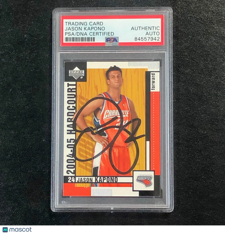 2004-05 Upper Deck Hardcourt #9 Jason Kapono Signed Card AUTO PSA/DNA Slabbed Bo