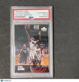 2003-04 Upper Deck #166 Lucious Harris Signed Card AUTO PSA Slabbed Nets