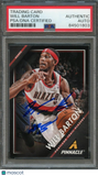 2013-14 Panini Pinnacle #165 Will Barton Signed Card AUTO PSA Slabbed Blazers