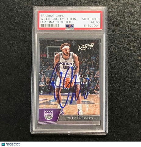 2016-17 Panini Prestige #33 Willie Cauley-Stein Signed Card AUTO PSA Slabbed Kin