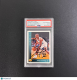 1989-90 UpperDeck #389 Hersey Hawkins Signed Card PSA Slabbed Hornets