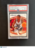 2007-08 Fleer Hot Prospects #44 Maurice Mo Williams Signed Card AUTO PSA Slabbed