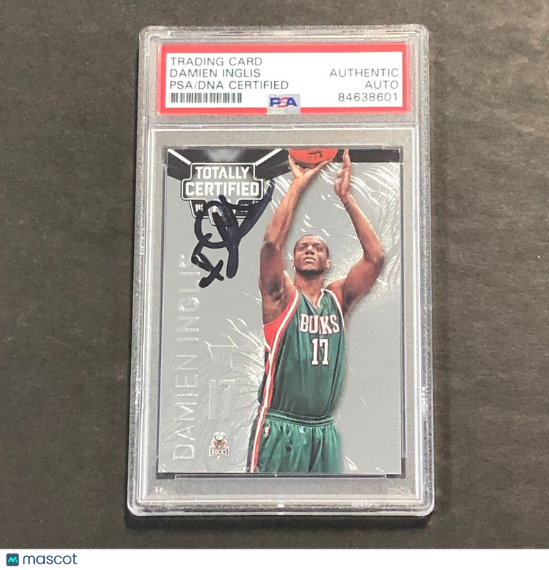 2014-15 Panini Totally Certified #179 DAMIEN INGLIS Signed Card AUTO PSA Slabbed