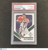 2013-14 Innovation Basketball #39 Zaza Pachulia Signed Card AUTO PSA Slabbed Buc