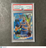 2017-18 Donruss Optic Rated Rookie #166 Damyean Dotson Signed Card AUTO PSA Slab