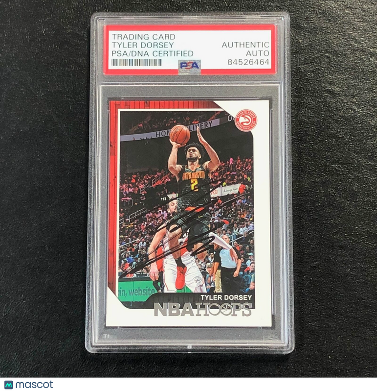 2018-19 NBA Hoops #71 Tyler Dorsey Signed Card Auto PSA Slabbed Hawks