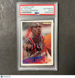 1995 Fleer #301 Charles Bo Outlaw Signed Card PSA Slabbed Clippers