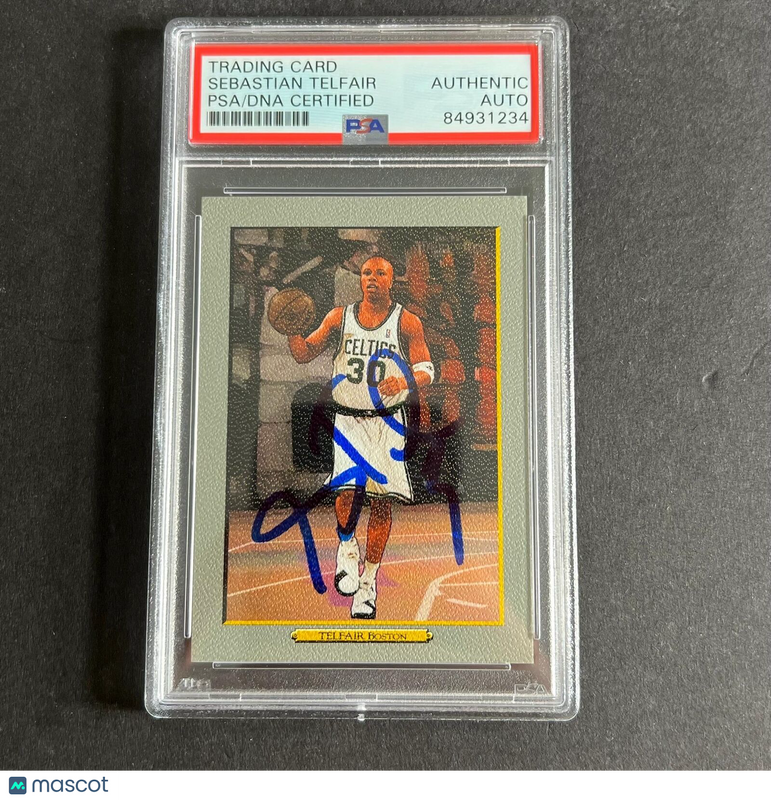 2006-07 Topps #4 Sebastian Telfair Signed Card AUTO PSA/DNA Slabbed Boston Celti