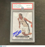 2012-13 Totally Certified #11 Kawhi Leonard Signed Card PSA Auto 10 Autographed