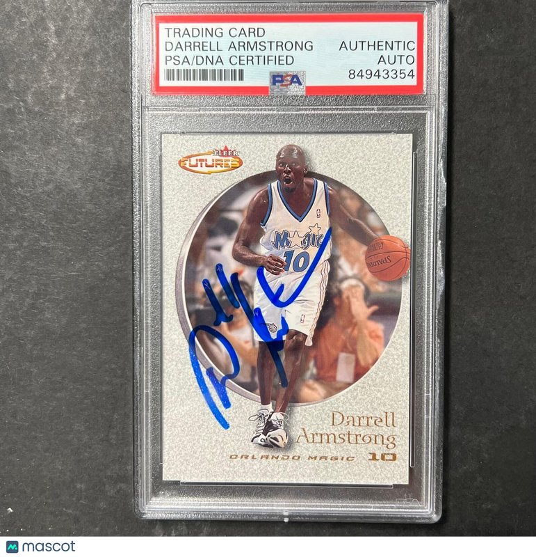 2000 Fleer #57 Darrell Armstrong Signed Card AUTO PSA Slabbed Magic