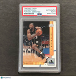 2001-02 Upper Deck #326 Sam Mitchell Signed Card PSA/DNA Slabbed Wovles