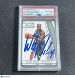 2010-11 Panini Prestige #194 Wesley Johnson Signed Card Auto PSA Slabbed RC Timb