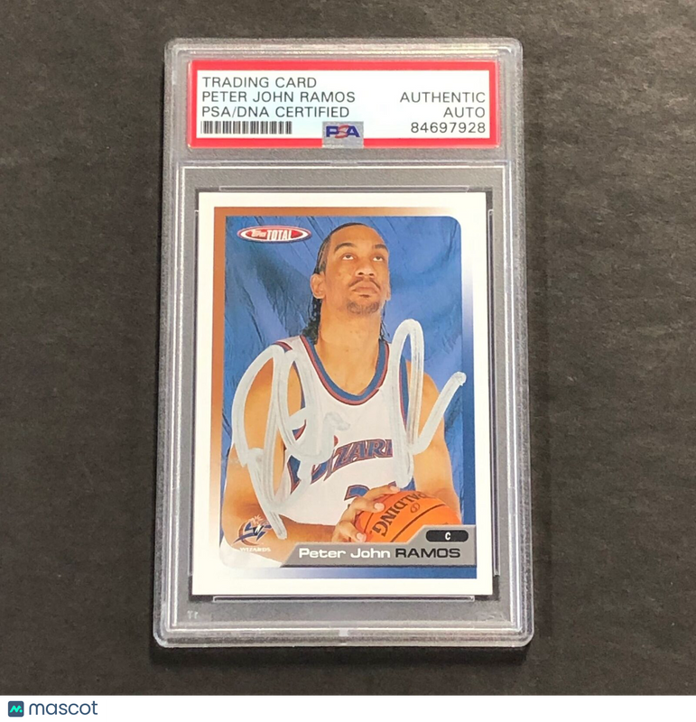 2005-06 Topps #274 Peter John Ramos Signed Card AUTO PSA Slabbed Wizards