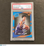 2017-18 Donruss Rated Rookie #197 Josh Jackson Signed Rookie Card AUTO PSA Slabb