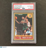 2013-14 NBA HOOPS #107 John Henson Signed Card AUTO PSA Slabbed Bucks