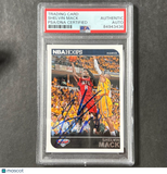 2014-15 Panini NBA Hoops #101 Shelvin Mack Signed Card AUTO PSA Slabbed Hawks