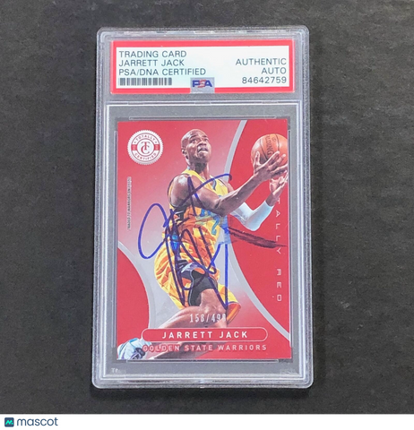 2012-13 Panini Totally Certified #211 Jarrett Jack Signed Card AUTO PSA Slabbed
