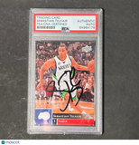 2009-10 Upper Deck #108 Sebastian Telfair Signed Card AUTO PSA/DNA Slabbed Clipp