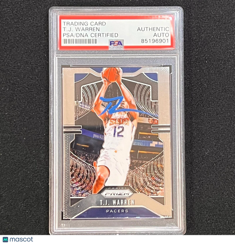 2019-20 Panini Prizm #228 TJ WARREN Signed card AUTO PSA Slabbed Suns