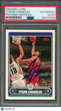 2006-07 Topps #170 Tyson Chandler Signed Card AUTO PSA Slabbed Hornets