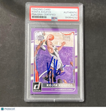 2015-16 Panini Donruss #182 Kosta Koufos signed Card Auto PSA Slabbed Kings