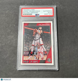 2016-17 NBA Hoops Blue #112 Jonas Valanciunas Signed Card AUTO PSA Slabbed Rapto