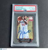 2013-14 Panini Elite #165 LAVOY ALLEN Signed Card AUTO 10 PSA Slabbed 76ers