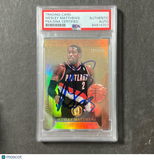 2012-13 Panini Gold Standard #81 Wesley Matthews Signed Card AUTO PSA Slabbed Tr