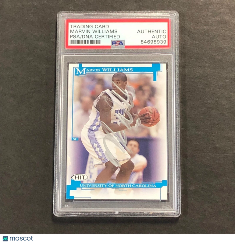 2005 Sage #24 Marvin Williams Signed PSA Slabbed North Carolina