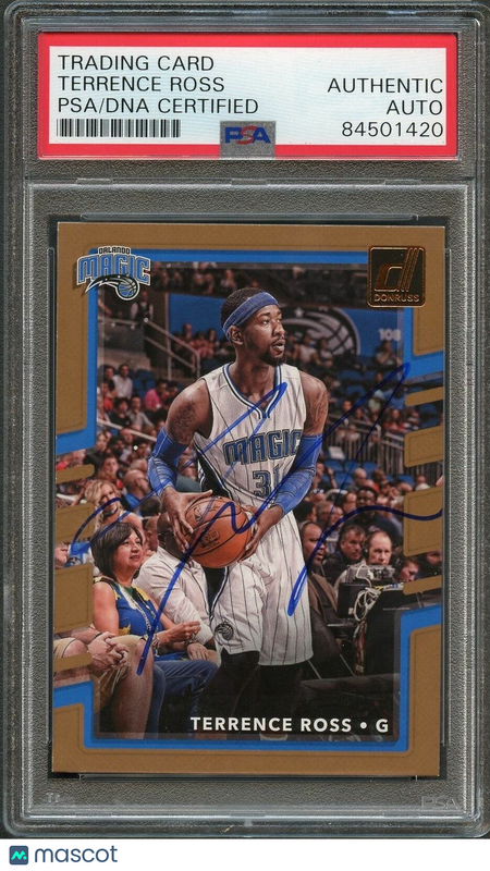 2017-18 Donruss #107 Terrence Ross Signed Card AUTO PSA Slabbed Magic