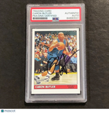 2007-08 Bazooka Basketball #58 Caron Butler Signed Card AUTO PSA Slabbed Wizards