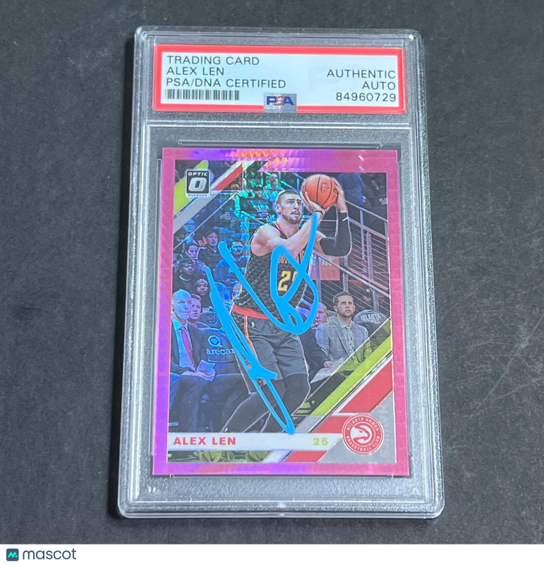 2019-20 Panini Donruss Optic Basketball #32 Alex Len Signed Card AUTO PSA Slabbe